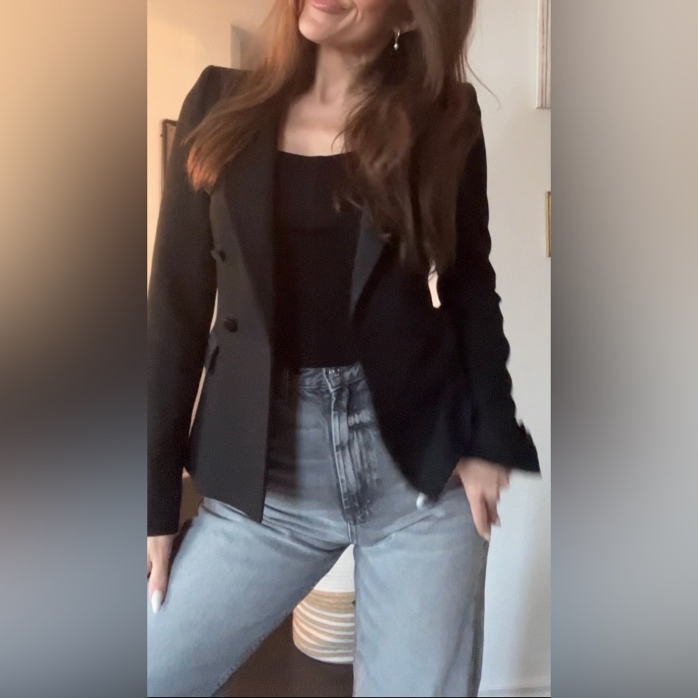Black double breasted blazer - Picture 5 of 13